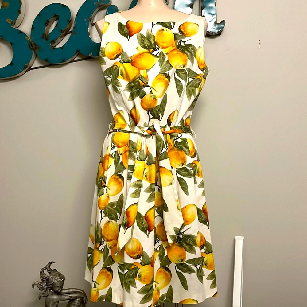 Anne Klein Lemon Dress NWT